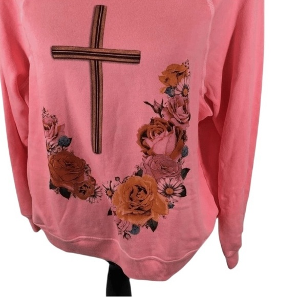 Brand new Wildfox Cross Oversized Sweatshirt Size L - Picture 4 of 11